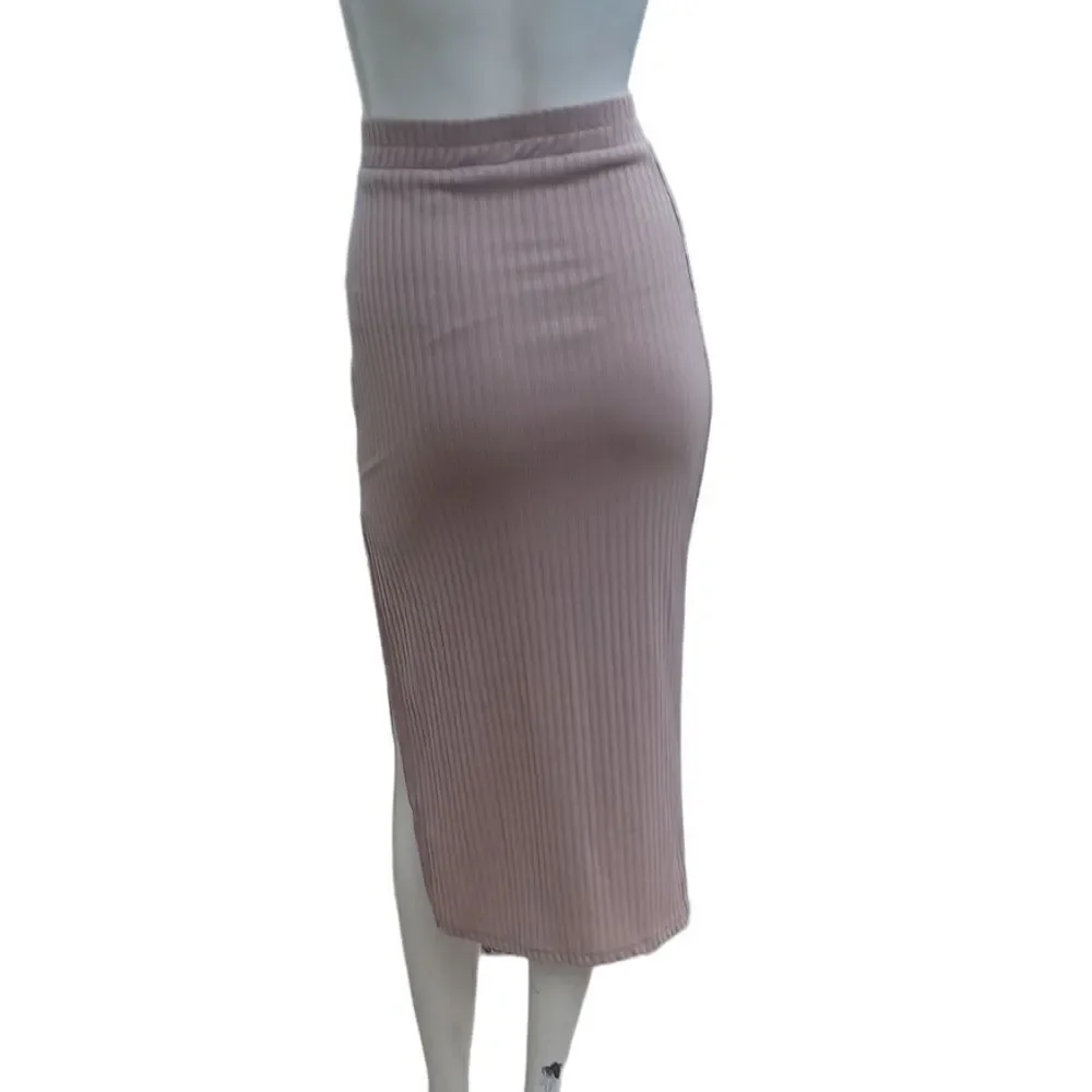 652033....Princess Polly Ellie Beige Skirt Size 2